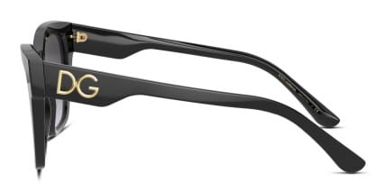 Dolce & Gabbana DG4384 Black glasses - Black - Side View