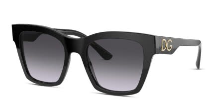 Dolce & Gabbana DG4384 Black glasses - Black - Angle View
