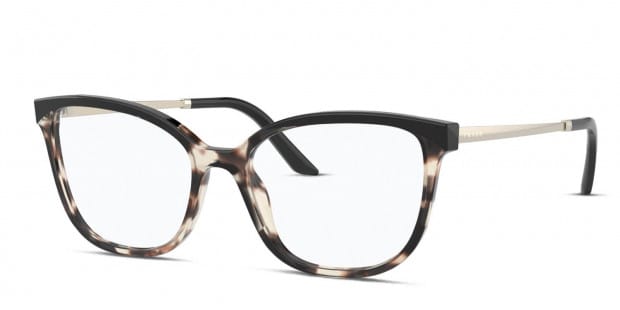 Prada PR 07WV Tortoise/Black Eyeglasses | Includes FREE Rx