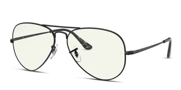 Ray Ban RB3689 Aviator Metal II Black Blue