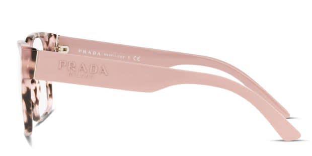 Prada PR 10WV Tortoise/Pink Eyeglasses | Includes FREE Rx Lenses