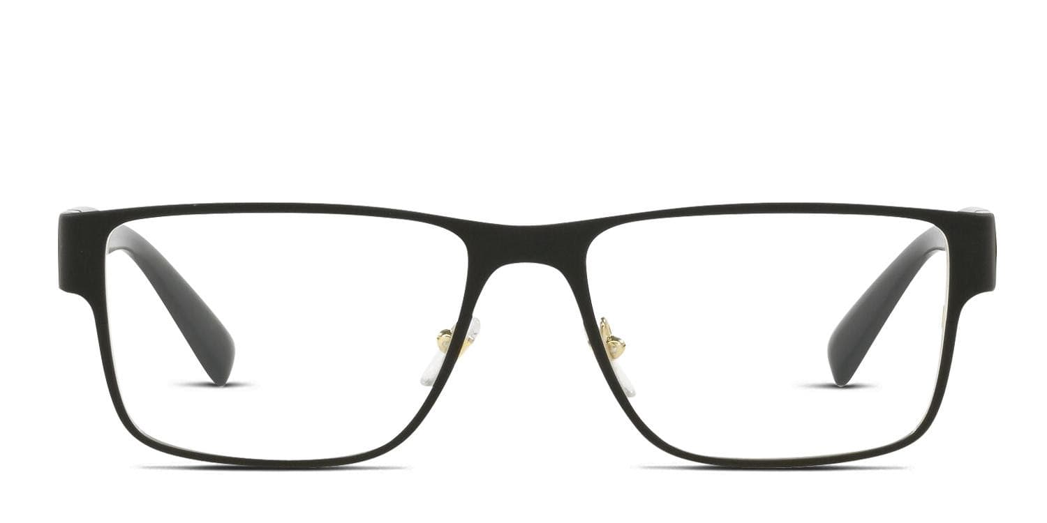 Versace VE1274 Black/Gold Eyeglasses Includes FREE Rx Lenses