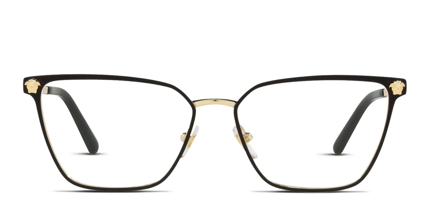 新品未使用ELECTRIC EG-V MATTE BLACK ゴールド限定レンズ Versace VE1275 Black/Gold Eyeglasses | Includes FREE Rx Lenses
