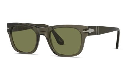 Persol PO3269S Gray, Green glasses - Gray / Green - Angle View