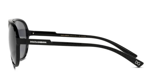 Dolce & Gabbana DG6150 Shiny Black Prescription Sunglasses