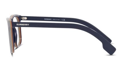 Burberry BE2340 Bolton Blue glasses - Blue - Side View
