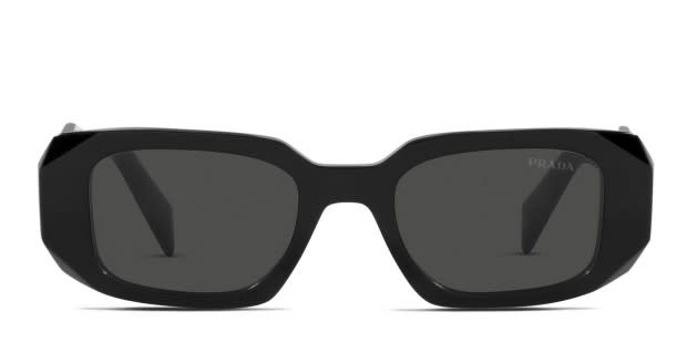 Prada PR17WS Symbole Shiny Black Prescription Sunglasses - 50% Off Lenses