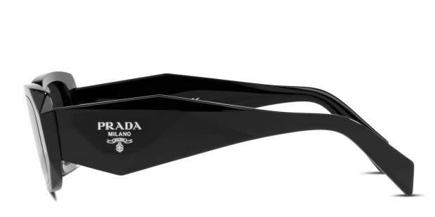 Prada PR17WS Symbole Shiny Black Prescription Sunglasses 50 Off