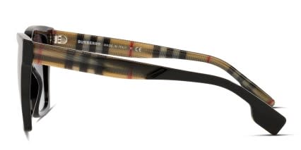Burberry BE4335 Maple Black , Gray glasses - Black / Gray - Side View