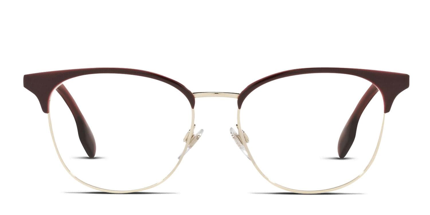 Burberry BE1355 Sophia Red/Gold Eyeglasses | Includes FREE Rx Lenses