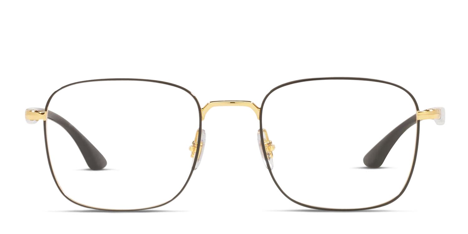 Ray-Ban RX6469 Black/Gold Eyeglasses | Includes FREE Rx Lenses