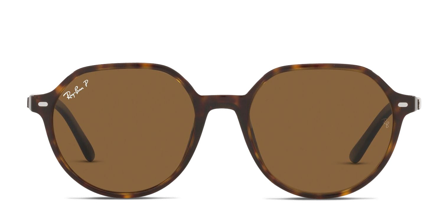 Ray-Ban RB2195 Thalia Tortoise, Brown Sunglasses