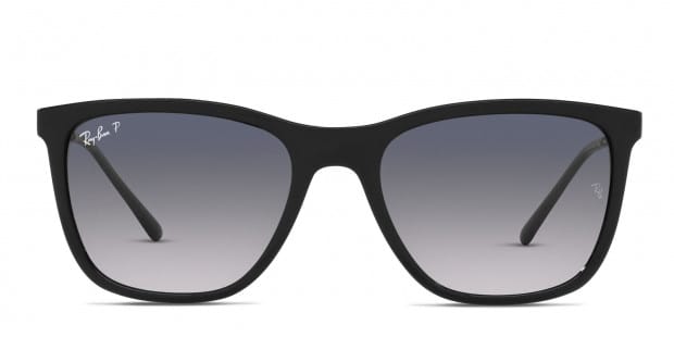 Ray ban blue gradient gray polarized top