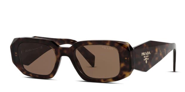 PRADA SPRO3G Tortoise Sunglasses 68017 2AU-2Z1 115 Brown Lens Prada PR 17ZS 2AU5Y1 Sunglasses Tortoise - eye-oo.com main image 4