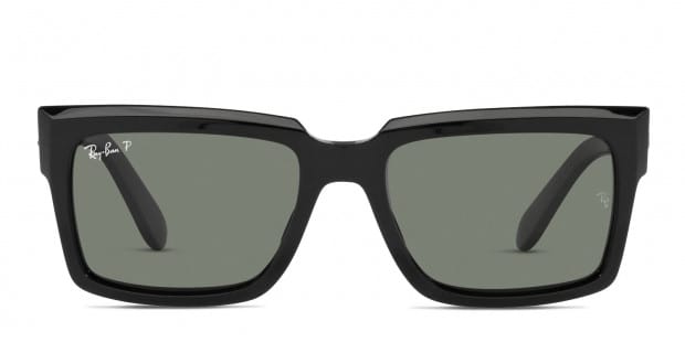 Ray-Ban RB2191 Inverness Shiny Black, Green frame with  display picture 3