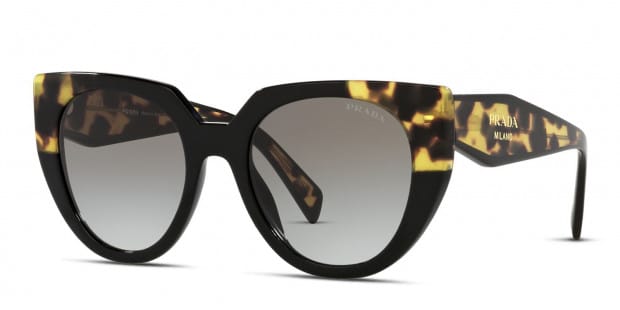 Prada PR14WS black , tortoise frame with grey gradient