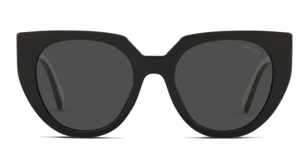 Prada PR 14WS Shiny Black Prescription Sunglasses display picture 1