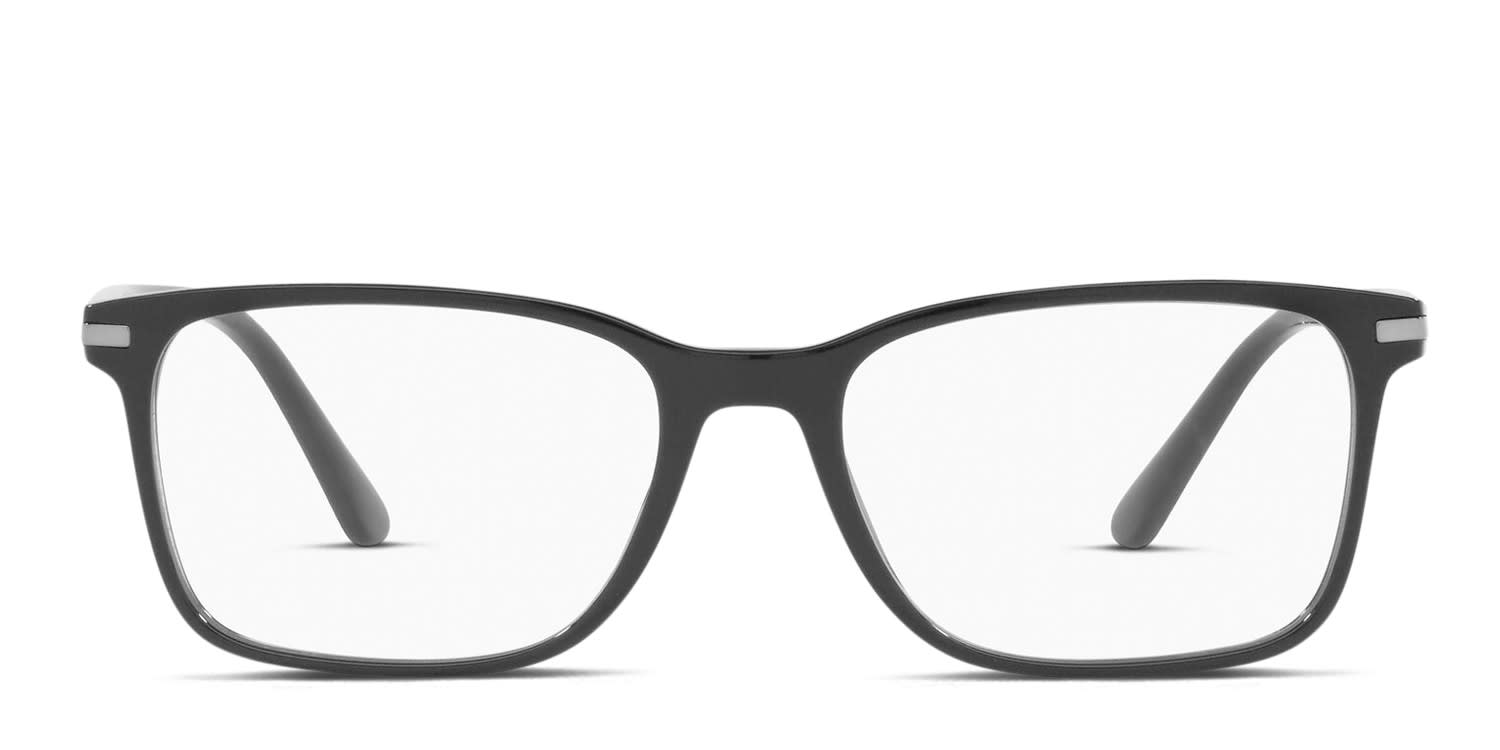 Prada PR 14WV Shiny Black glasses - Shiny Black - Frontal View