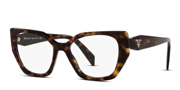 Prada PR 18WV Brown/Tortoise Eyeglasses | Includes FREE Rx Lenses