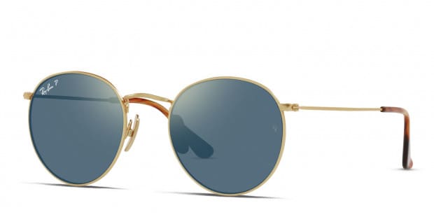 Ray ban round blue store