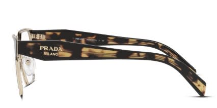 Prada PR63WV Black, Gold glasses - Black / Gold - Side View