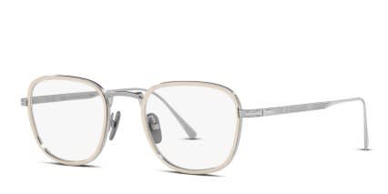 Persol PO5007VT Silver, Gold glasses - Silver / Gold - Angle View