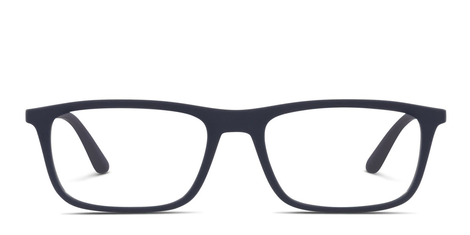 Emporio Armani EA4160 w/Clip-On Blue glasses - Blue - Frontal View