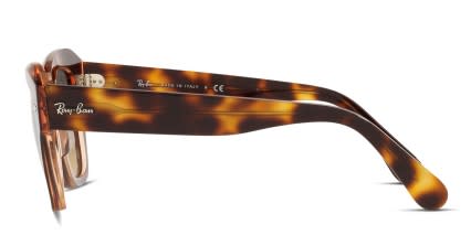 Ray-Ban RB2186 State Street Brown, Tortoise, Pink glasses - Brown / Tortoise / Pink - Side View