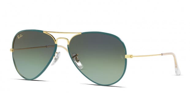 Ray ban aviator full color white 2025