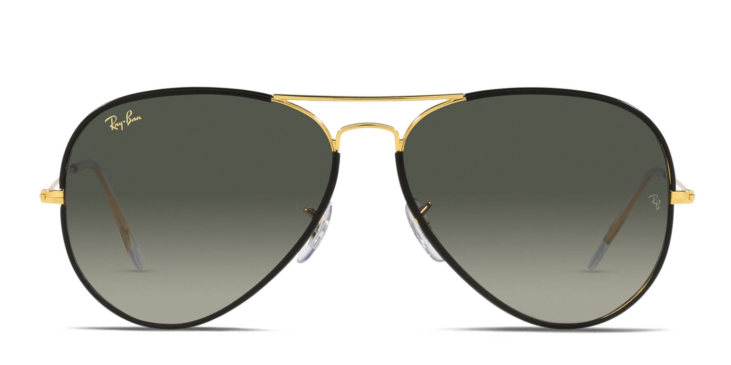 Ray-Ban Aviator Full Color Sunglasses RB3025JM Polished Arista Gold B-15 Lenses Amazon.com: Ray-Ban RB3025 Aviator Large Metal Gradient  main image 3