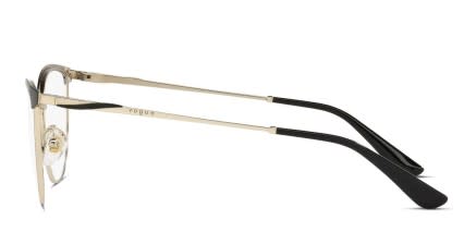 Vogue VO4208 Black, Gold glasses - Black / Gold - Side View