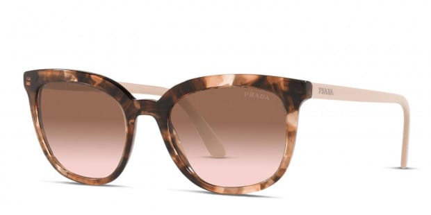 Prada PR 03XS Tortoise/Pink Prescription Sunglasses display picture 2