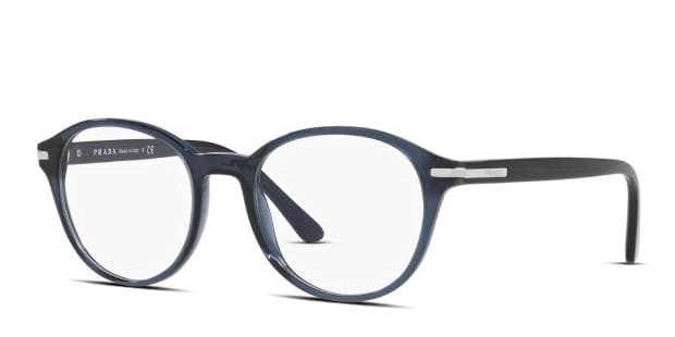 Prada PR13WV Clear, Blue Eyeglasses | Includes FREE Rx Lenses