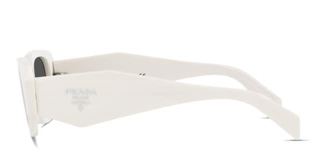 Prada PR 17WS White Prescription Sunglasses - 50% Off Lenses