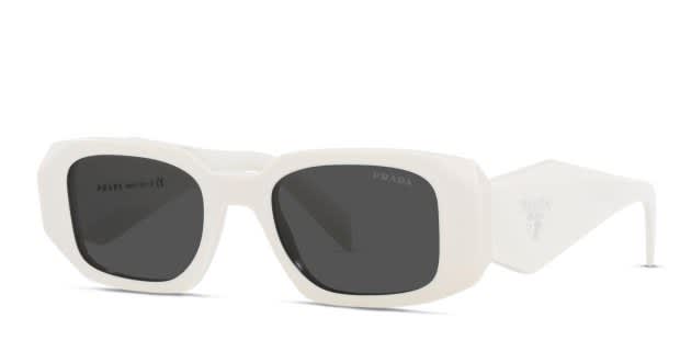 Prada PR 17WS White Prescription Sunglasses - 50% Off Lenses display picture 3