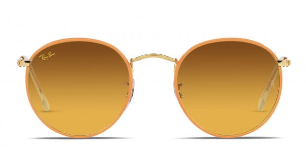 Ray ban round orange best sale