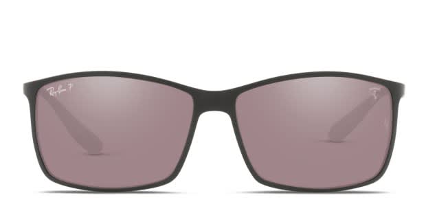 Ray-Ban RB4179M black frame with purple mirrored silver  display picture 3