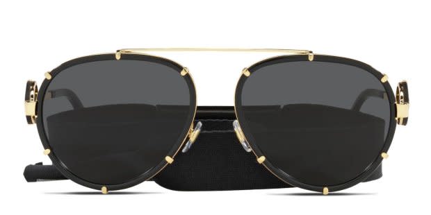 Versace VE2232 Black, Gold Prescription Sunglasses - 50% Off  display picture 1