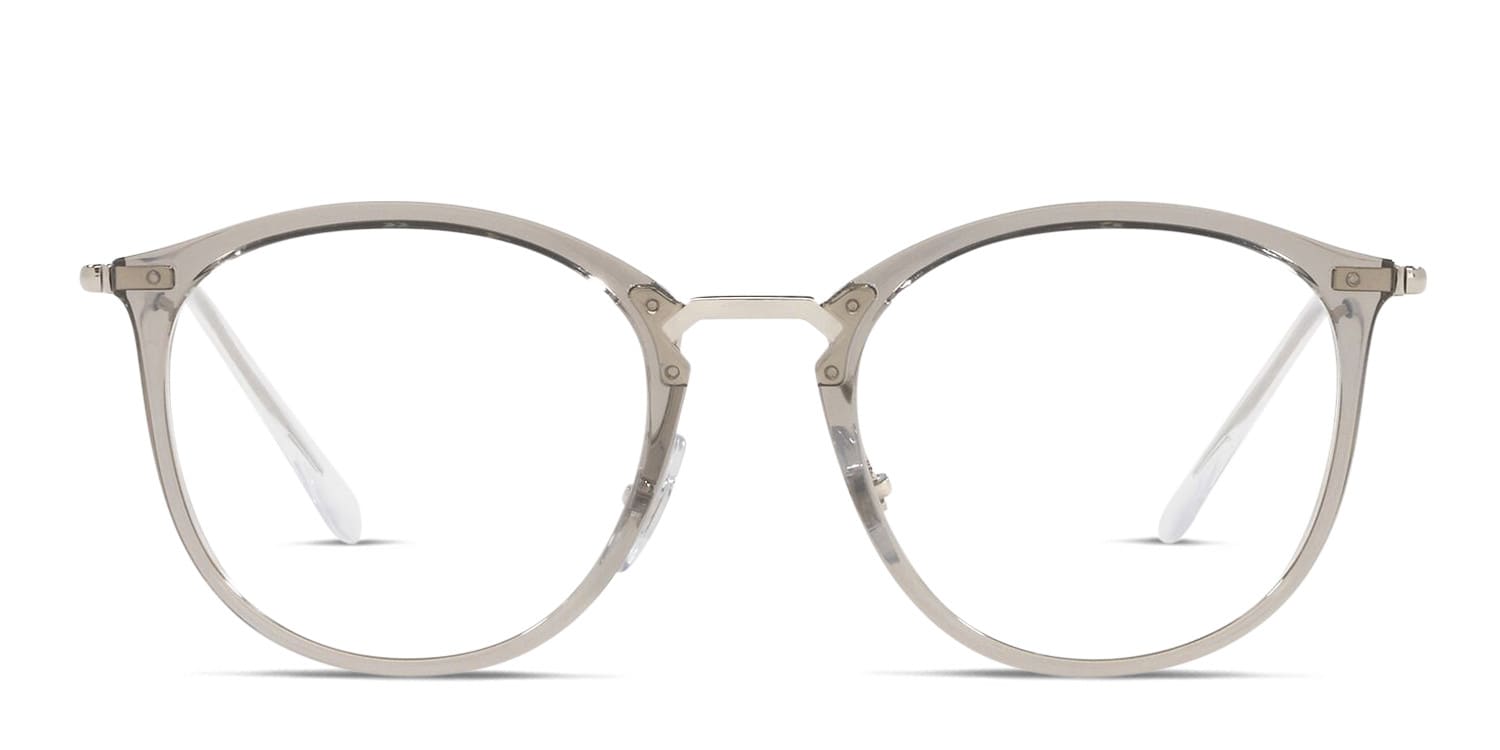 Ray-Ban RX7140 Gray/Silver Eyeglasses | Includes FREE Rx Lenses