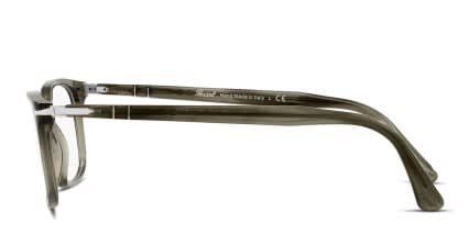 Persol 3189V Gray, Clear glasses - Gray / Clear - Side View