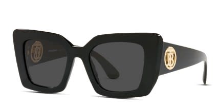 Burberry BE4344 Daisy Shiny Black glasses - Shiny Black - Angle View