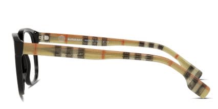 Burberry BE2344 Edison Shiny Black glasses - Shiny Black - Side View