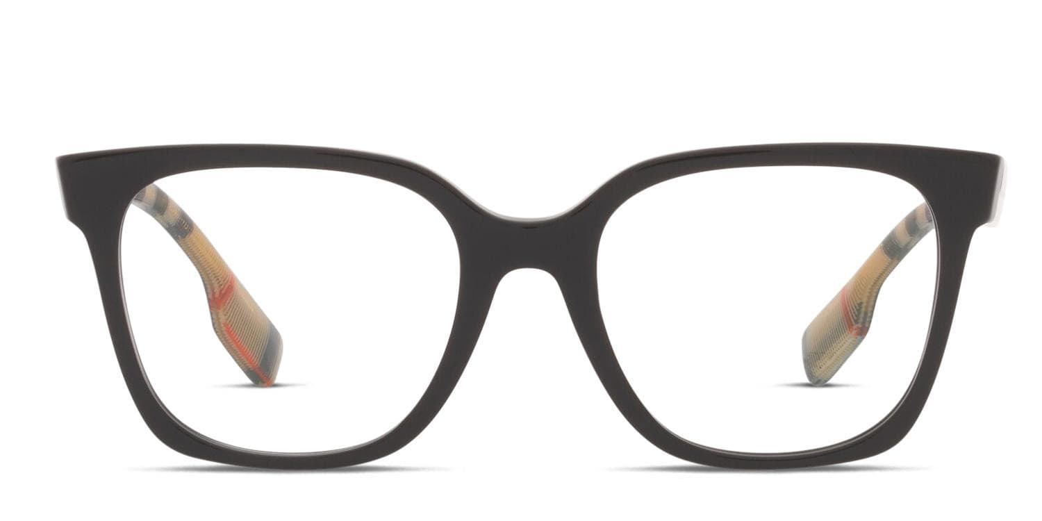 Burberry BE2347 Evelyn Black glasses - Black - Frontal View