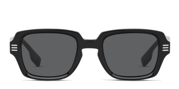 Burberry BE4349 Eldon Shiny Black Prescription Sunglasses
