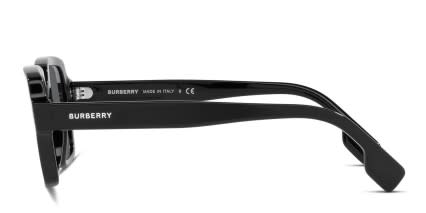 Burberry BE4349 Eldon Shiny Black glasses - Shiny Black - Side View