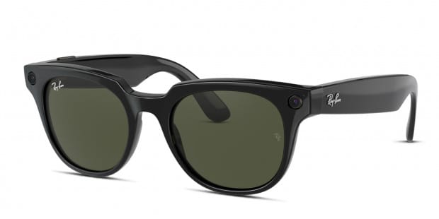Ray-Ban Stories RW4005 Meteor Black frame with dark green