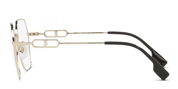Burberry BE1361 Charley Gold Eyeglasses | Includes FREE Rx