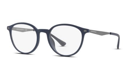Emporio Armani EA3188U Blue glasses - Blue - Angle View
