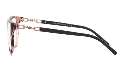Emporio Armani EA3190 Pink, Tortoise glasses - Pink / Tortoise - Side View