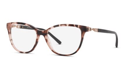 Emporio Armani EA3190 Pink, Tortoise glasses - Pink / Tortoise - Angle View